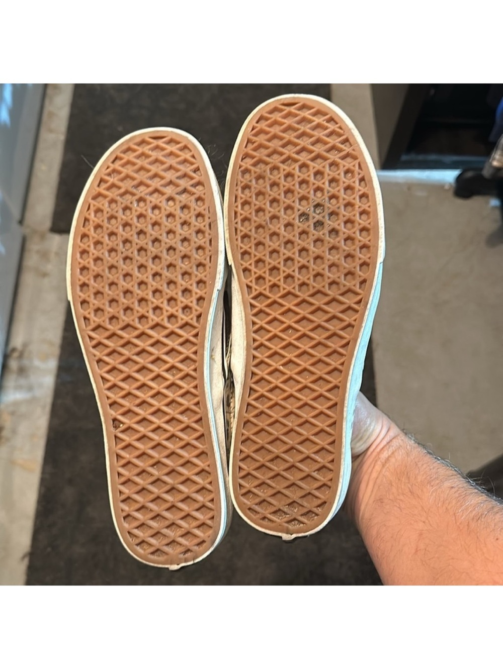 Vans Men's The Shining Slip-On Loafers in Beige Turquoise Pink - Picture 4 of 5